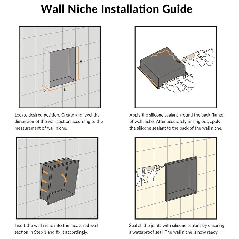 Basic Single-Layer Stainless Steel Niche